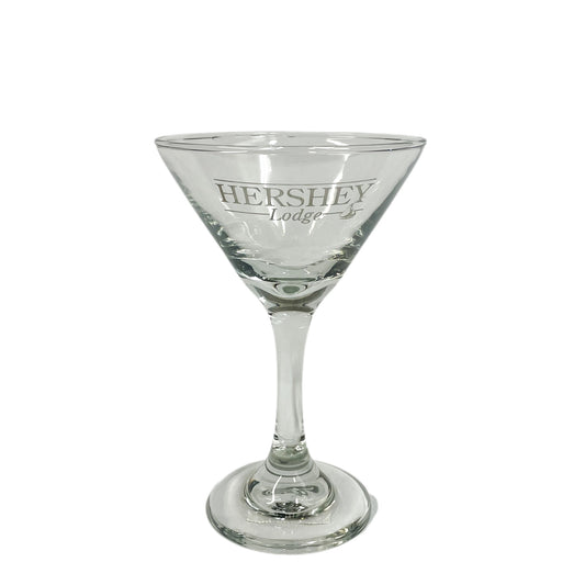 Hershey Lodge 10ox Martini Glass